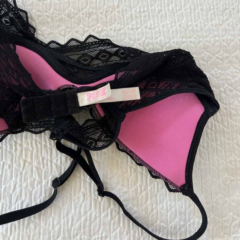 Pink Racerback Padded Bra - Picture 8 of 11